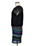 Aqua Graphic Black Cocktail Dress Size M - photo 5
