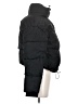 Zara Solid Black Snow Jacket Size XS - photo 4
