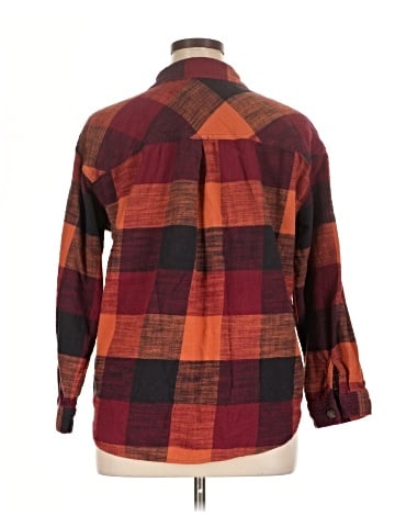 Maurices 3/4 Sleeve Button-Down Shirt (view 2)