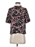 Assorted Brands 100% Polyester Print Pink Short Sleeve Blouse Size XS - photo 1