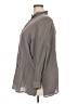 Diane Gilman Gray Long Sleeve Blouse Size 2X - photo 5