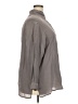 Diane Gilman Gray Long Sleeve Blouse Size 2X - photo 4
