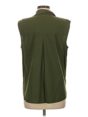 Banana Republic Factory Store Sleeveless Button-Down Shirt (view 2)