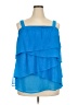 Lane Bryant 100% Polyester Blue Sleeveless Blouse Size 20 - photo 1