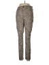 Seven7 Animal Print Brown Casual Pants Size 10 - photo 1