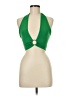 Just Polly 100% Polyester Green Tank Top Size M - photo 1