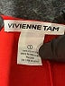 Vivienne Tam 100% Polyester Solid Red Cocktail Dress Size Sm (1) - photo 6