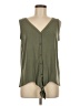 Green Envelope Green Sleeveless Blouse Size M - photo 1