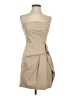 BCBGMAXAZRIA Solid Tan Cocktail Dress Size 2 - photo 1