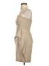 BCBGMAXAZRIA Solid Tan Cocktail Dress Size 2 - photo 5
