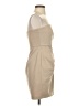 BCBGMAXAZRIA Solid Tan Cocktail Dress Size 2 - photo 4