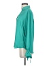 Express 100% Polyester Teal Long Sleeve Blouse Size S - photo 5