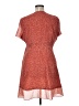 Madewell 100% Polyester Paisley Orange Pink Casual Dress Size 16 - photo 2
