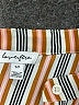 Love, Fire 100% Polyester Stripes Orange Long Sleeve Blouse Size S - photo 7