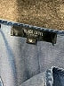 C'est Toi 100% Tencel Blue 3/4 Sleeve Blouse Size M - photo 7