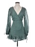Hello Molly 100% Polyester Teal Cocktail Dress Size 2 - photo 1