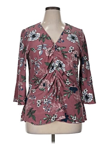 Harlow & Rose 3/4 Sleeve Blouse (view 1)