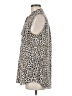 Equipment 100% Silk Animal Print Brown Sleeveless Silk Top Size M - photo 5