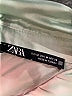 Zara Solid Green Long Sleeve Button-Down Shirt Size M - photo 7