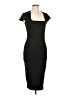 Boohoo Solid Black Cocktail Dress Size 10 - photo 1