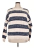 Maurices 100% Polyester Stripes Ivory Pullover Sweater Size XXL - photo 1