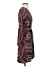 Veronica M. Print Brown Casual Dress Size S - photo 4