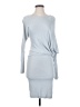 BCBGMAXAZRIA Solid Gray Cocktail Dress Size XS - photo 1