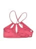 Robin Piccone Solid Pink Swimsuit Top Size S - photo 2