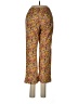 Assorted Brands 100% Viscose Paisley Yellow Casual Pants Size 8 - photo 2