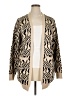 Merokeety Animal Print Tan Cardigan Size XL - photo 1