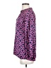 Escapada 100% Rayon Pink Blue Long Sleeve Blouse Size S - photo 5