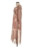 Unbranded 100% Polyester Paisley Brown Tan Casual Dress Size S (estimated) - photo 5
