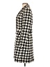 Worthington 100% Polyester Houndstooth Ivory Coat Size 8 - photo 5