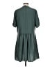 Hatch 100% Polyester Solid Green Casual Dress Size Lg Maternity (3) - photo 2