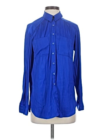By Anthropologie Long Sleeve Button-Down Shirt (view 1)