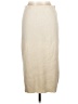 Bagatelle Solid Ivory Casual Skirt Size L - photo 2