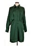H&M 100% Polyester Green Casual Dress Size L - photo 1