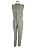 Zara Basic Solid Gray Jumpsuit Size S - photo 1