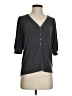hello nite Gray 3/4 Sleeve Top Size S - photo 1
