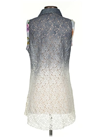Aratta Silent Journey Sleeveless Button-Down Shirt (view 2)