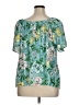 Torrid Teal Short Sleeve Blouse Size 1X Plus (1) - photo 2