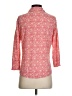 J. McLaughlin Paisley Pink 3/4 Sleeve Button-Down Shirt Size S - photo 2