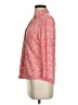 J. McLaughlin Paisley Pink 3/4 Sleeve Button-Down Shirt Size S - photo 5