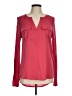 Soho 100% Rayon Red Long Sleeve Blouse Size M - photo 1