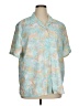 BonWorth 100% Polyester Tropical Teal Short Sleeve Blouse Size XL (petite) - photo 1