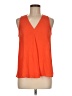 Vince Camuto 100% Polyester Orange Sleeveless Blouse Size M (petite) - photo 1