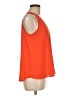 Vince Camuto 100% Polyester Orange Sleeveless Blouse Size M (petite) - photo 4