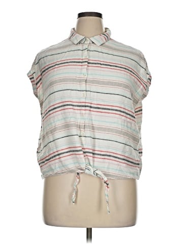 Weatherproof Sleeveless Button-Down Shirt (view 1)
