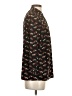 Uniqlo Print Black 3/4 Sleeve Blouse Size S - photo 4