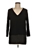 MICHAEL Michael Kors Black 3/4 Sleeve Top Size M (petite) - photo 1